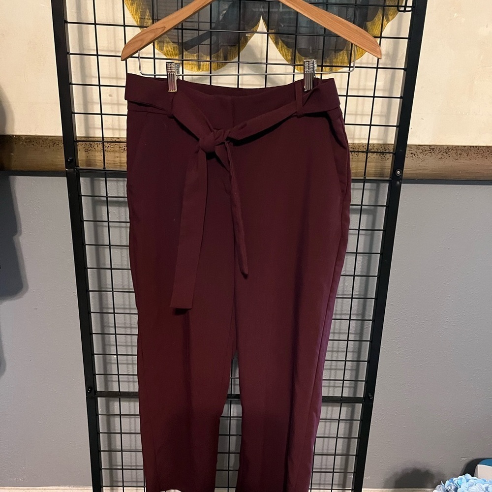 Cynthia Rowley Burgundy Women's Capris